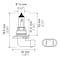 Hella Bulb 9006/Hb4 12V 80W P22D T4 Bulbs, 900680W 900680W - alternate 1